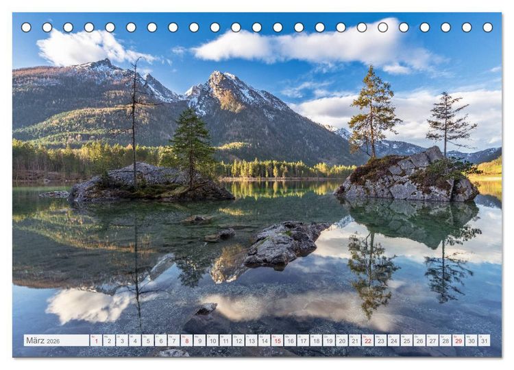 Produktbild: Faszinierende Bergwelten (Tischkalender 2026 DIN A5 quer), CALVENDO Monatskalender