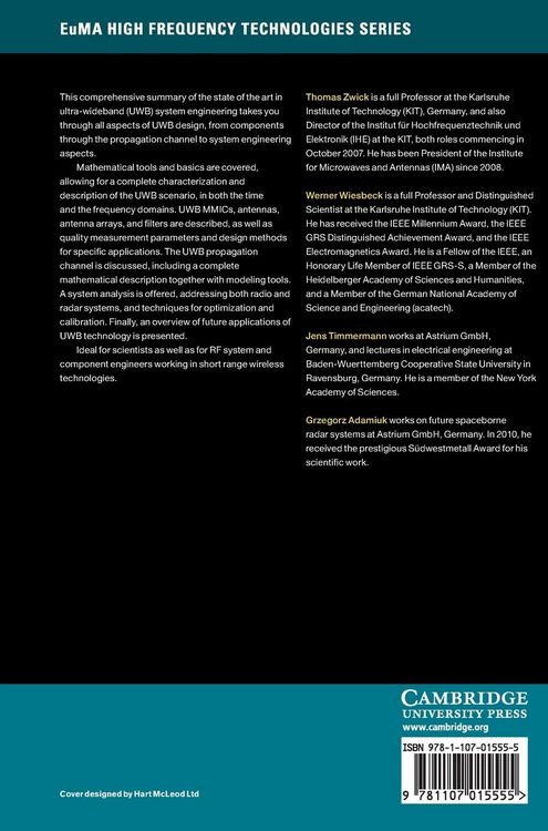 Produktbild: Ultra-wideband RF System Engineering