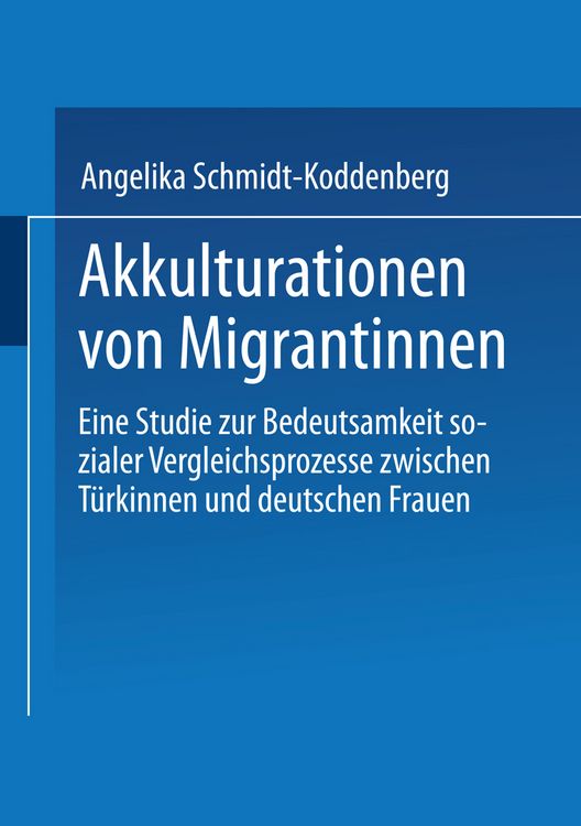 Produktbild: Akkulturation von Migrantinnen