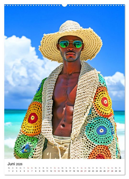 Produktbild: Knit Couture - Strick trifft Runway (hochwertiger Premium Wandkalender 2026 DIN A2 hoch), Kunstdruck in Hochglanz