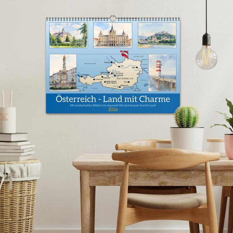 Produktbild: &Ouml;sterreich - Land mit Charme (Wandkalender 2026 DIN A3 quer), CALVENDO Monatskalender
