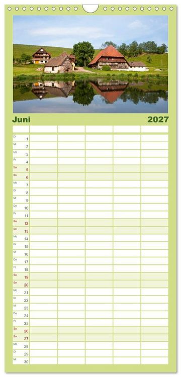 Produktbild: Familienplaner 2027 - Schwarzwald 2027 mit 5 Spalten (Wandkalender, 21 x 45 cm) CALVENDO