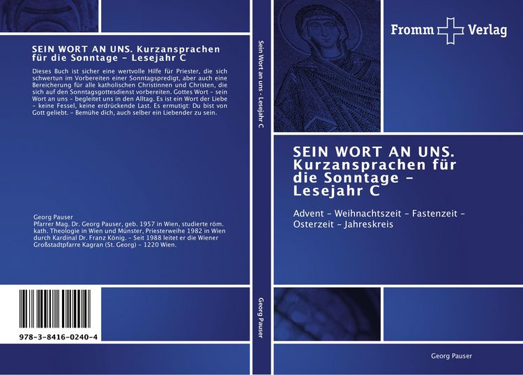 Produktbild: SEIN WORT AN UNS. Kurzansprachen f&uuml;r die Sonntage - Lesejahr C