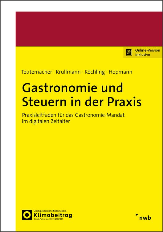 Produktbild: Gastronomie und Steuern in der Praxis