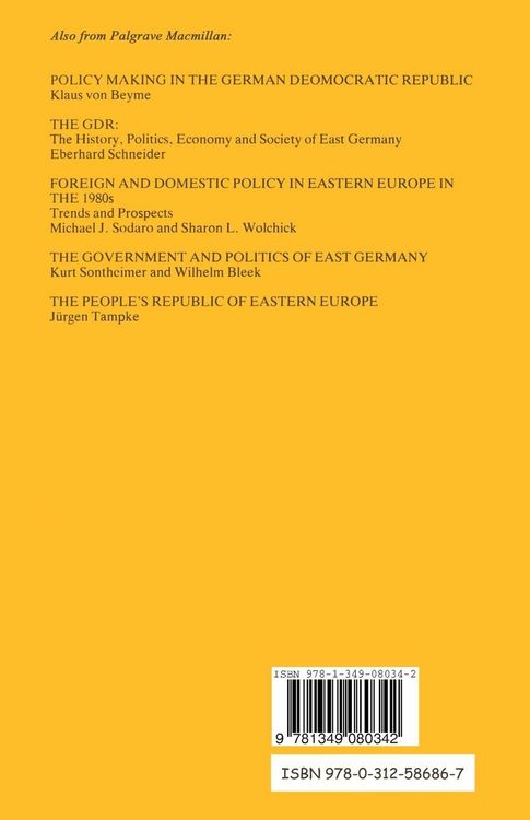 Produktbild: Opposition in the GDR under Honecker, 1971&ndash;85