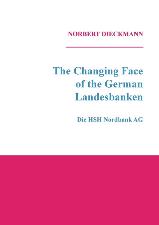 Produktbild: The Changing Face of the German Landesbanken
