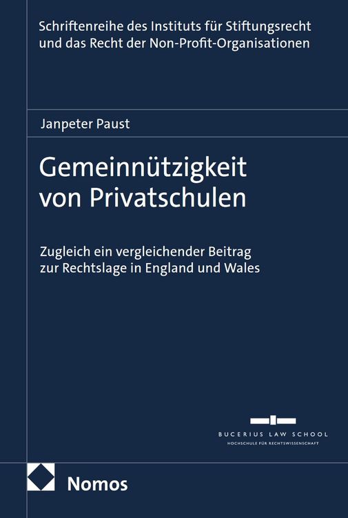 Produktbild: Gemeinn&uuml;tzigkeit von Privatschulen