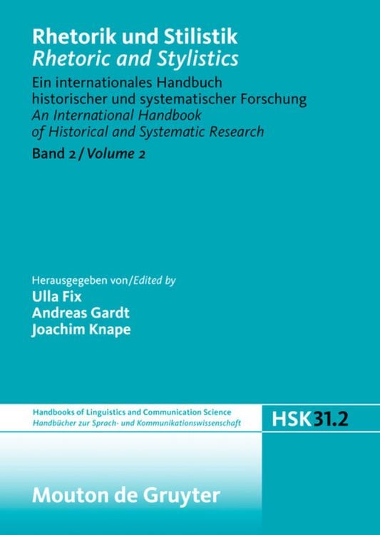 Produktbild: Rhetorik und Stilistik / Rhetoric and Stylistics