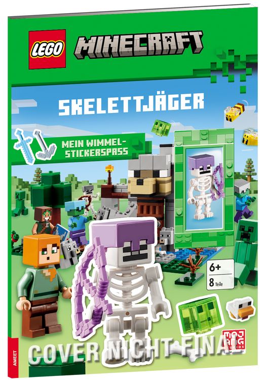 Produktbild: LEGO® - Minecraft® - Skelettjäger - Mein Wimmel-Stickerspaß