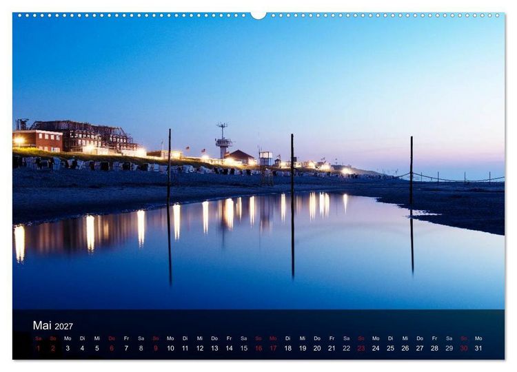 Produktbild: Wangerooge &ndash; Eine Perle in der Nordsee. (Wandkalender 2027 DIN A2 quer), CALVENDO Monatskalender