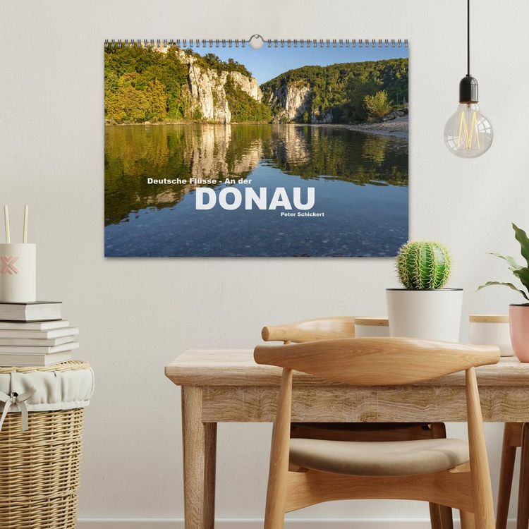 Produktbild: Deutsche Fl&uuml;sse - An der Donau (Wandkalender 2026 DIN A3 quer), CALVENDO Monatskalender