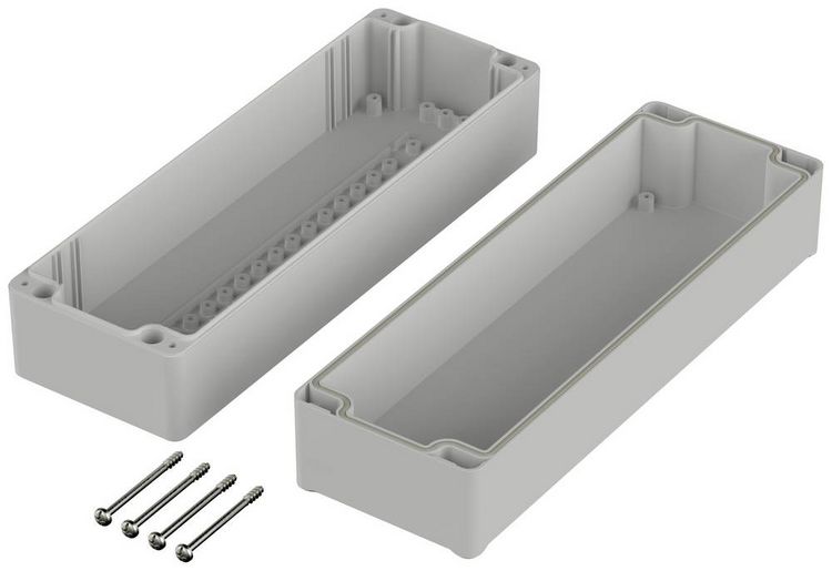 Produktbild: Bopla EUROMAS EM 236-LP 62236300 Outdoor-Geh&auml;use 240 x 80 x 80 Polycarbonat Lichtgrau (RAL 7035) 1 St.
