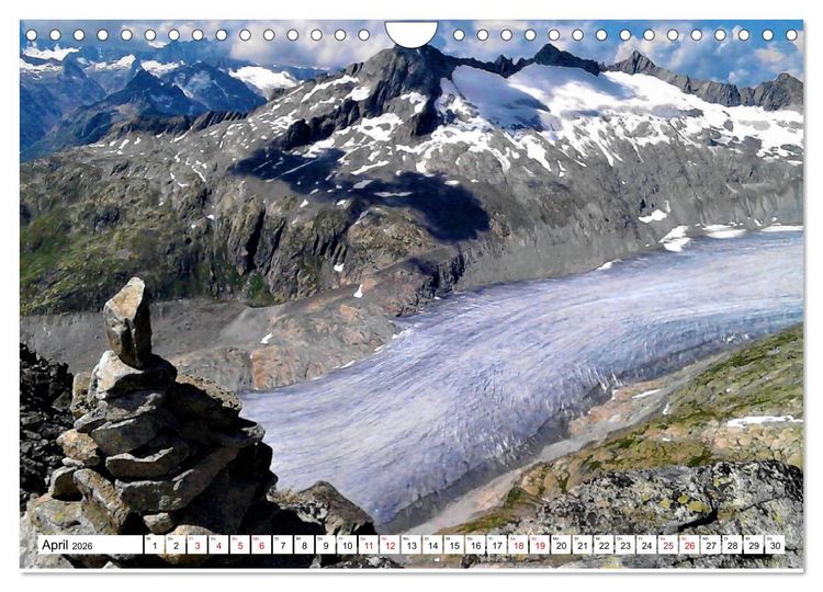 Produktbild: Majest&auml;tische Alpen (Wandkalender 2026 DIN A4 quer), CALVENDO Monatskalender
