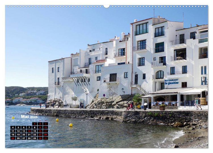 Produktbild: Cadaqu&eacute;s - Perle der Costa Brava (Wandkalender 2026 DIN A2 quer), CALVENDO Monatskalender