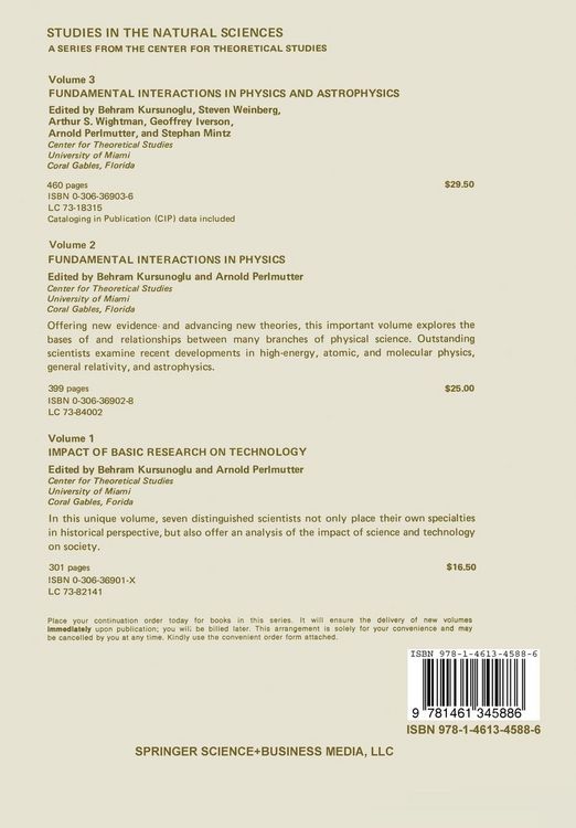 Produktbild: Fundamental Interactions in Physics and Astrophysics
