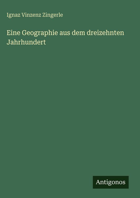 Produktbild: Eine Geographie aus dem dreizehnten Jahrhundert