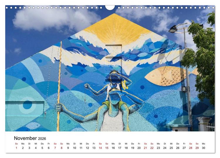 Produktbild: Willemstad - Die bunte Seite von Cura&ccedil;ao (Wandkalender 2026 DIN A3 quer), CALVENDO Monatskalender