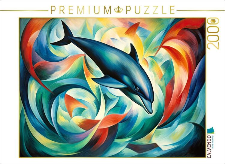 Produktbild: CALVENDO Puzzle Delfin | 2000 Teile Lege-Gr&ouml;&szlig;e 90x67cm Foto-Puzzle f&uuml;r gl&uuml;ckliche Stunden