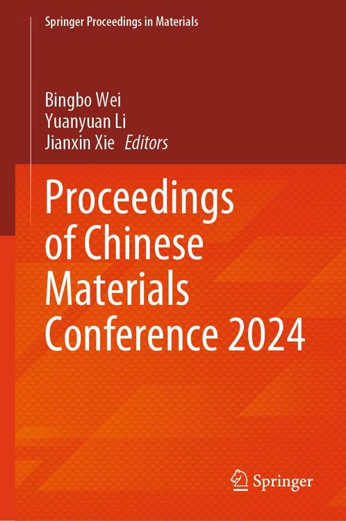 Produktbild: Proceedings of Chinese Materials Conference 2024