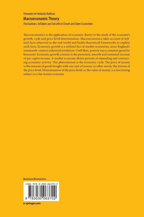Produktbild: Macroeconomic Theory