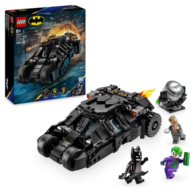 Bild vom Artikel LEGO DC Batman: Batman Tumbler vs. Two-Face & The Joker - Batmobil 76303 vom Autor 