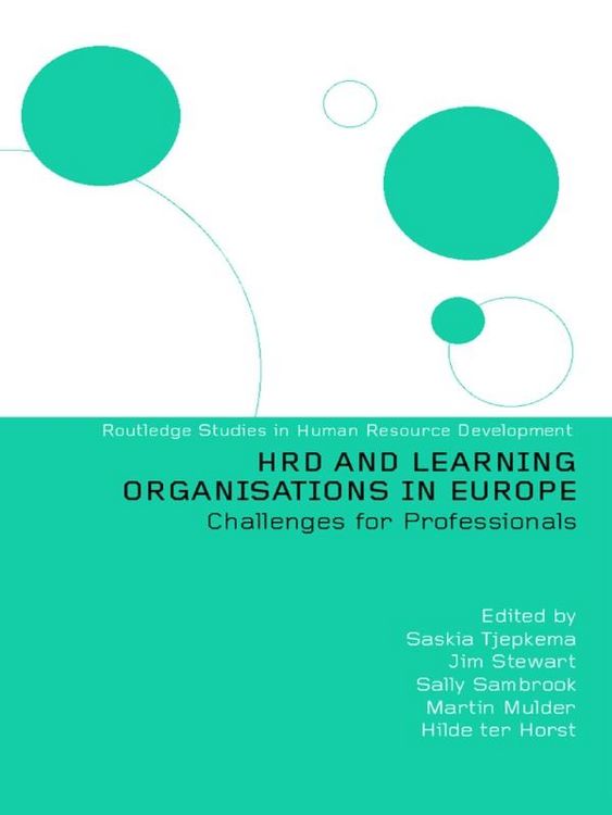 Produktbild: HRD and Learning Organisations in Europe