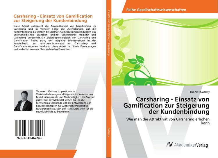 Produktbild: Carsharing - Einsatz von Gamification zur Steigerung der Kundenbindung