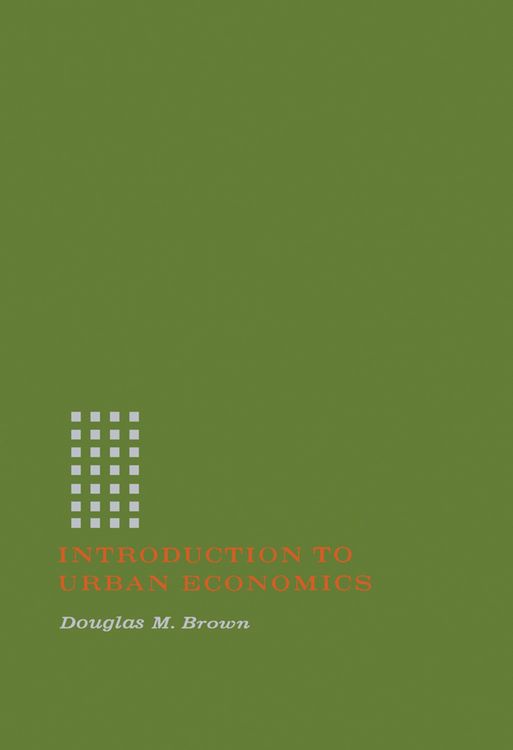 Produktbild: Introduction to Urban Economics