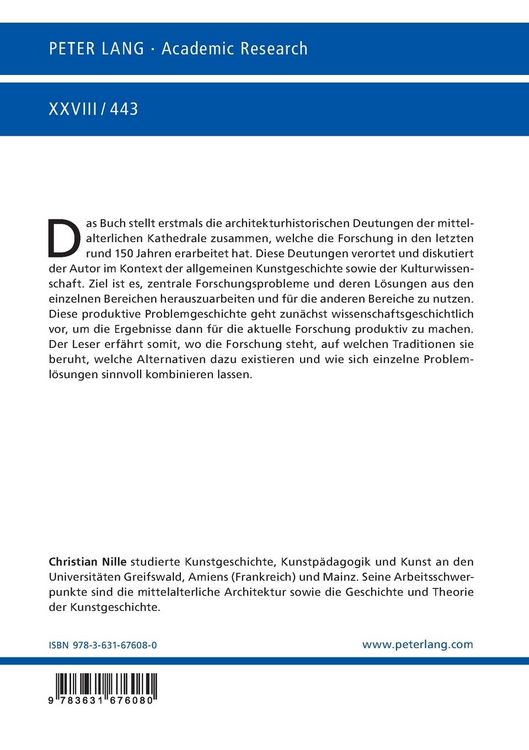 Produktbild: Kathedrale &ndash; Kunstgeschichte &ndash; Kulturwissenschaft