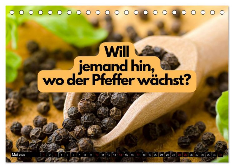Produktbild: Komm Kaffeesatz lesen! (Tischkalender 2026 DIN A5 quer), CALVENDO Monatskalender