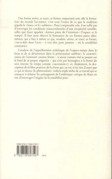 Produktbild: La formation des formes