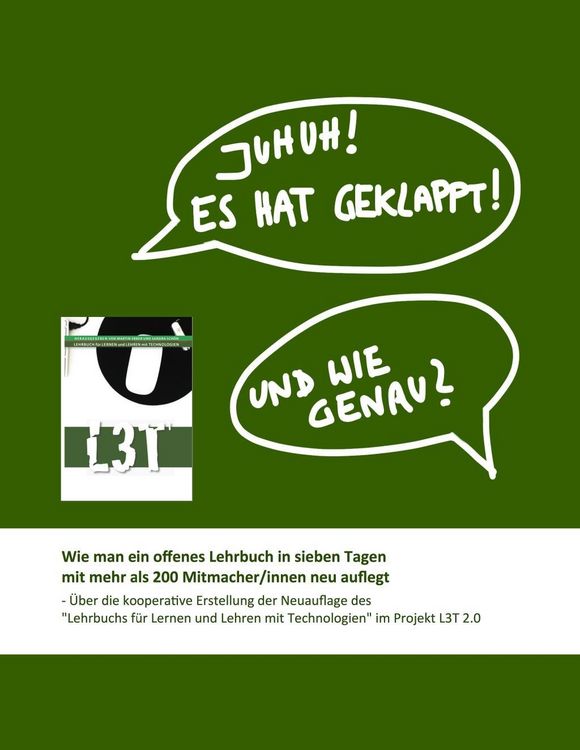 Produktbild: Wie man ein offenes Lehrbuch in sieben Tagen mit mehr als 200 Mitmacher/innen neu auflegt