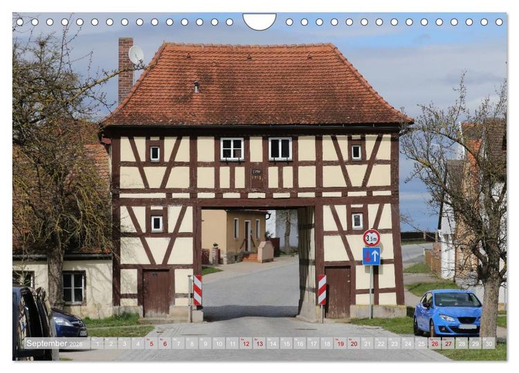 Produktbild: Ins Land der Franken fahren (Wandkalender 2026 DIN A4 quer), CALVENDO Monatskalender