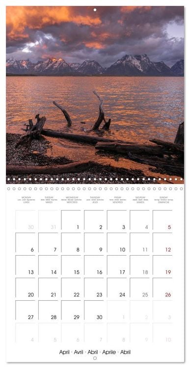 Produktbild: Teton National Park (Wall Calendar 2026 12 &times; 12 Inch) CALVENDO 12 Month Wall Calendar