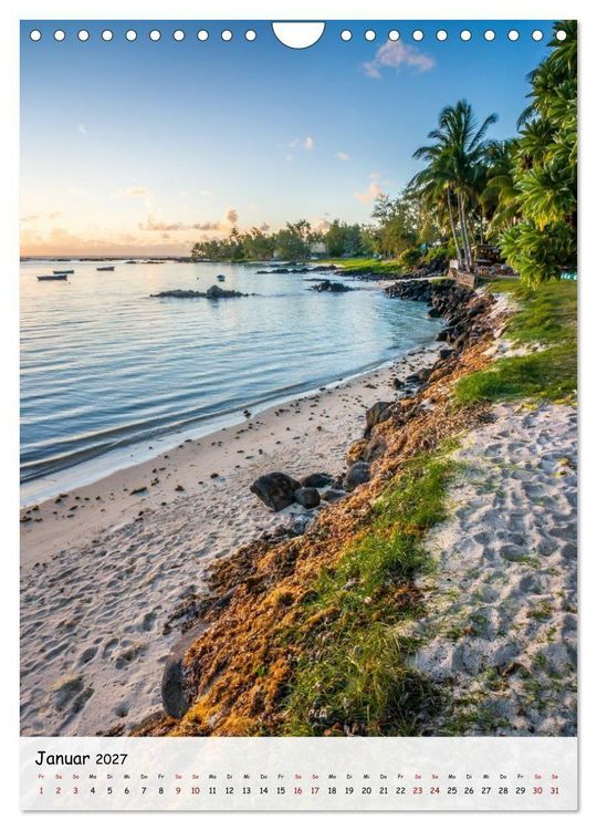 Produktbild: Mauritius &ndash; Insel der Farben und Tr&auml;ume (Wandkalender 2027 DIN A4 hoch), CALVENDO Monatskalender
