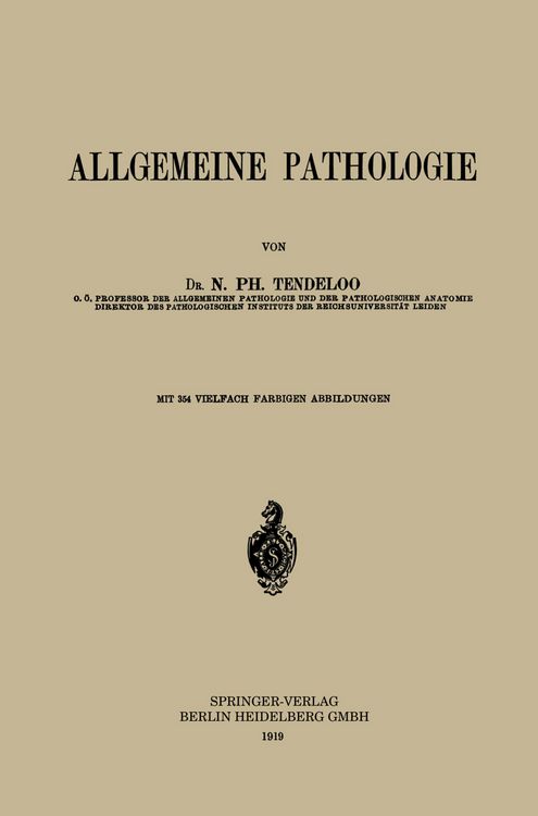 Produktbild: Allgemeine Pathologie