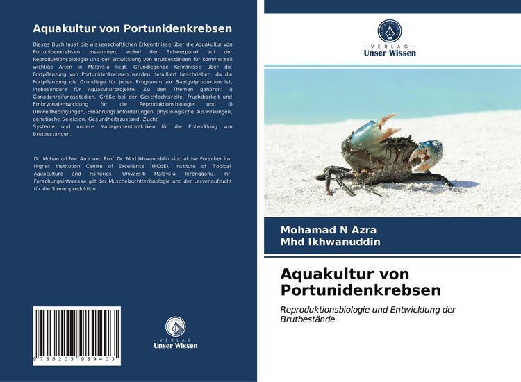 Produktbild: Aquakultur von Portunidenkrebsen