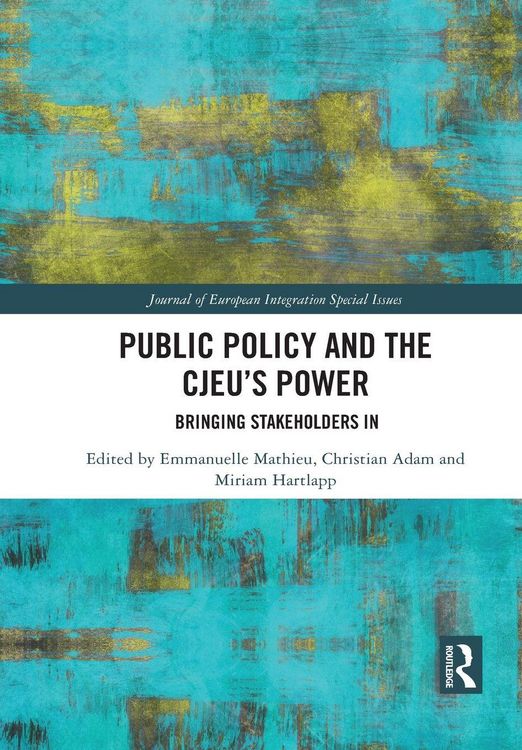 Produktbild: Public Policy and the CJEU's Power