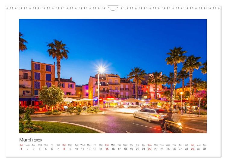Produktbild: French Riviera moments (Wall Calendar 2026 DIN A3 landscape), CALVENDO 12 Month Wall Calendar