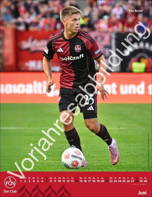 Produktbild: 1. FC N&uuml;rnberg Posterkalender 2027