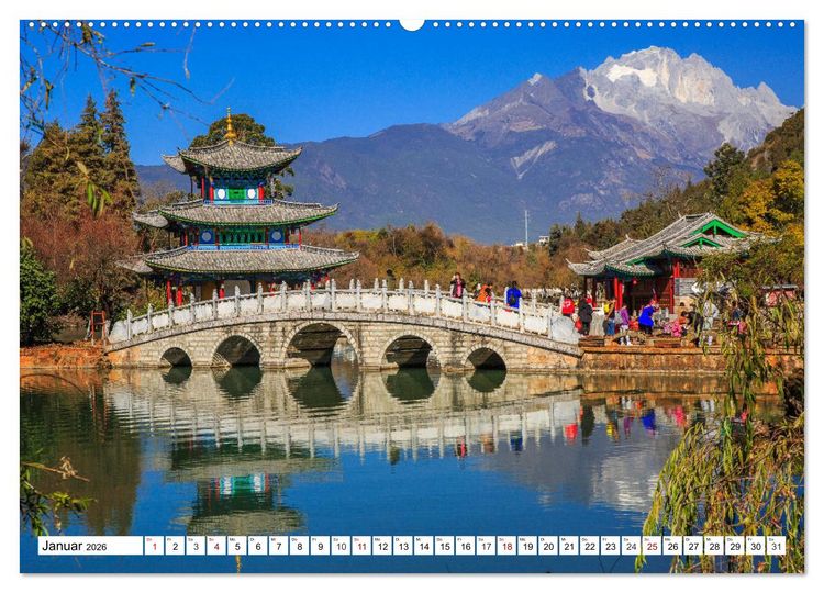 Produktbild: Zauber Chinas (hochwertiger Premium Wandkalender 2026 DIN A2 quer), Kunstdruck in Hochglanz
