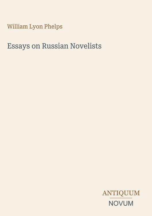 Produktbild: Essays on Russian Novelists