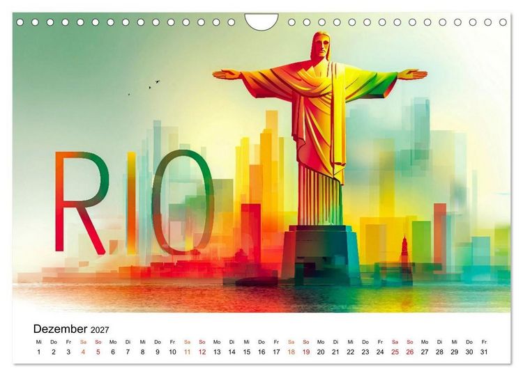 Produktbild: St&auml;dte der Welt - Premium Edition (Wandkalender 2027 DIN A4 quer), CALVENDO Monatskalender