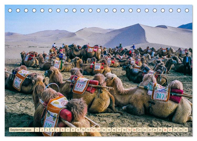 Produktbild: Seidenstra&szlig;e - Khiva bis Lanzhou (Tischkalender 2026 DIN A5 quer), CALVENDO Monatskalender