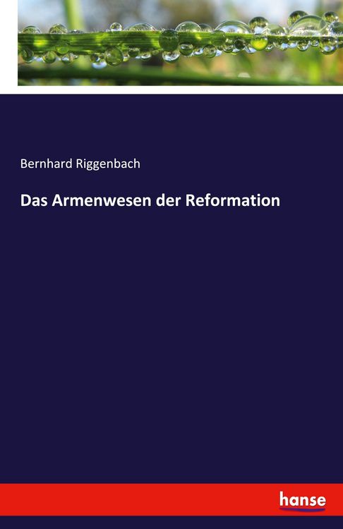 Produktbild: Das Armenwesen der Reformation
