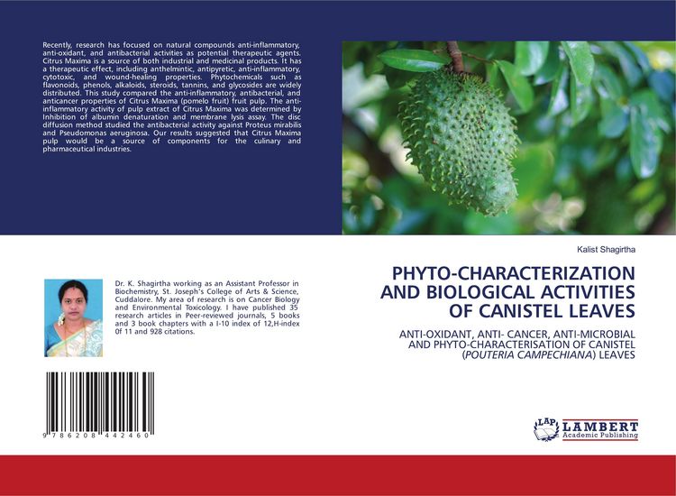 Produktbild: Phyto-Characterization and Biological Activities Of Canistel Leaves