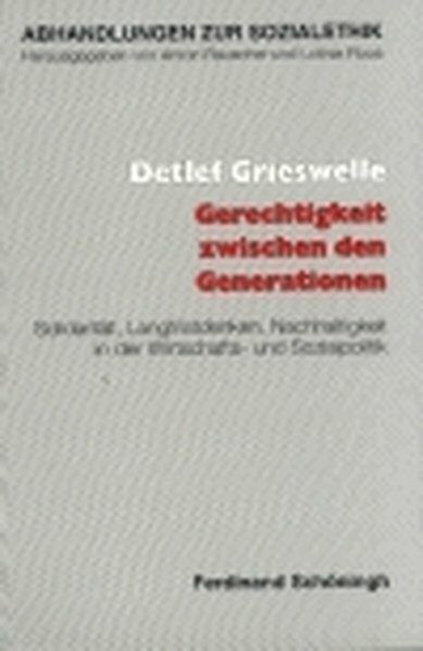 Produktbild: Gerechtigkeit zwischen den Generationen