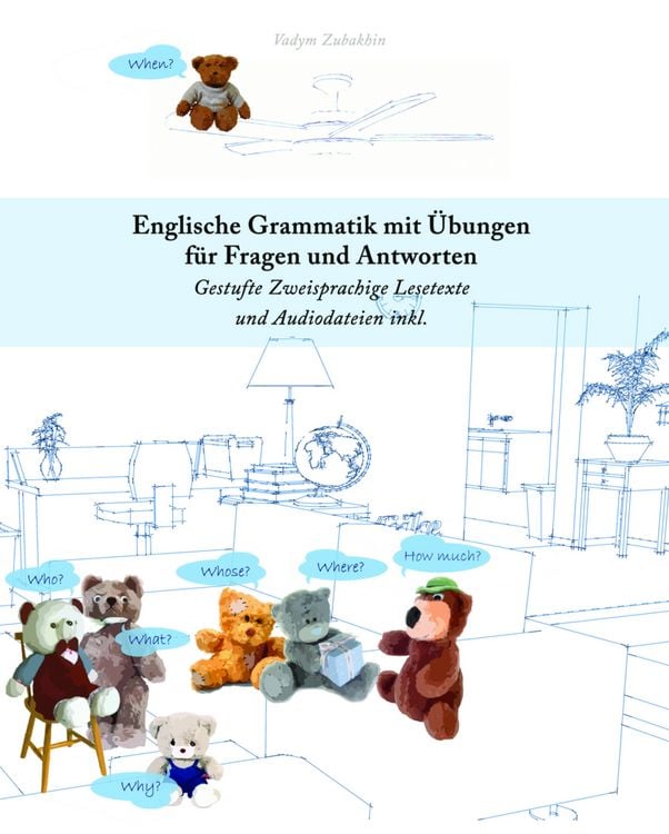 Produktbild: Englische Grammatik mit &Uuml;bungen f&uuml;r Fragen und Antworten