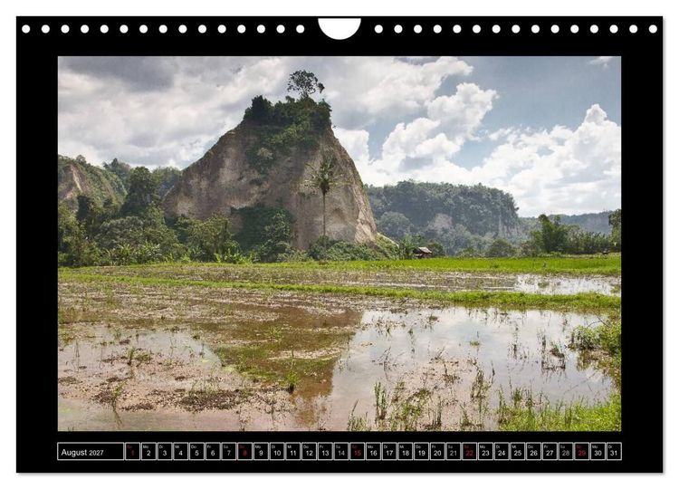 Produktbild: Sumatra &ndash; Architektur und Landschaft (Wandkalender 2027 DIN A4 quer), CALVENDO Monatskalender