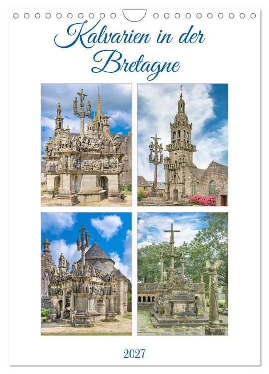 Produktbild: Kalvarien in der Bretagne (Wandkalender 2027 DIN A4 hoch), CALVENDO Monatskalender
